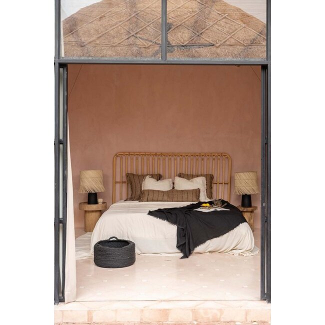 De Oh My Gee Kussenhoes - Beige Black - 35x100