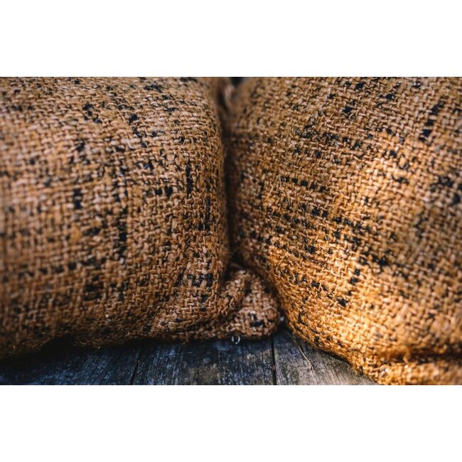 De Oh My Gee Kussenhoes - Cinnamon Zwart - 35x100