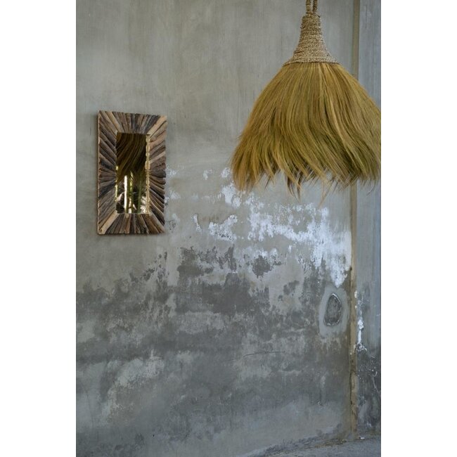 De Driftwood Framed Spiegel - 60x41x4cm - Naturel