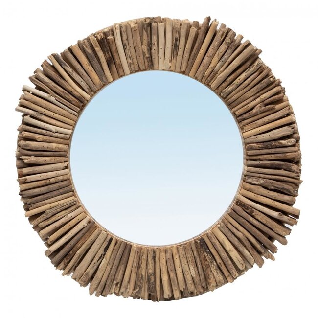 Bazar Bizar De Driftwood Halo Spiegel - Naturel - M