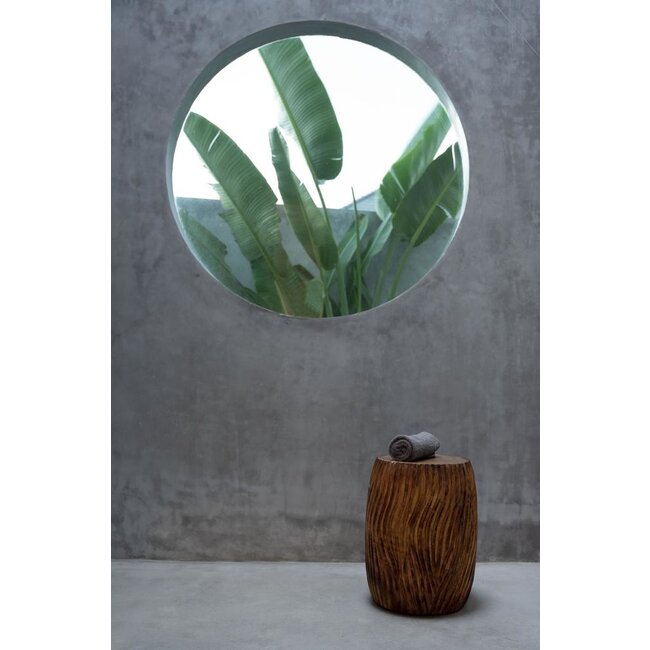 Houten Kruk Suarhout - Naturel 45 cm | Celebes