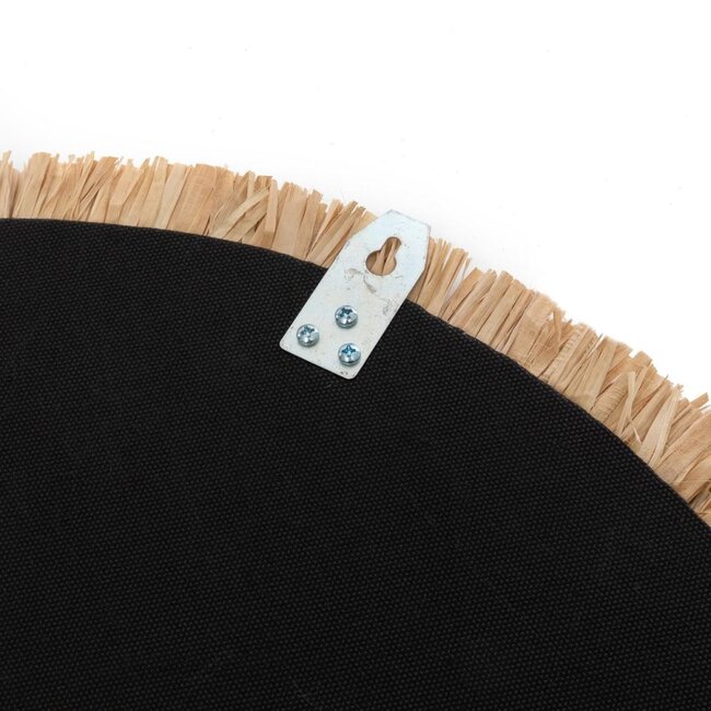 De Palm Tree Spiegel - ø60cm - Naturel - Raffia