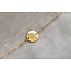 Armband Sterrenkindje Troostgeschenk Goudkleurig