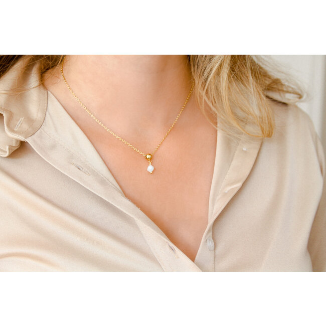 Ketting Witte Onyx