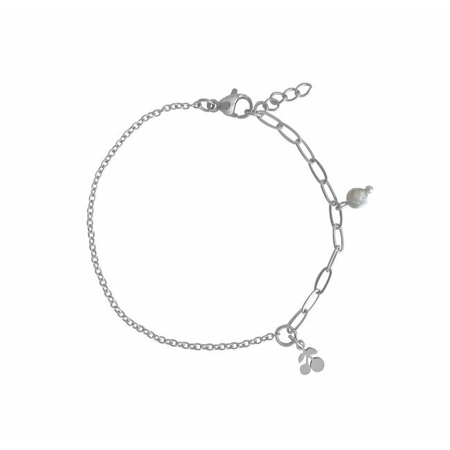 Armband Howliet Kers Bedel Zilverkleurig
