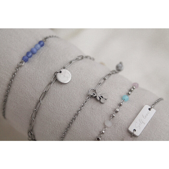 Edelsteen Armbandje Howliet & Kersje