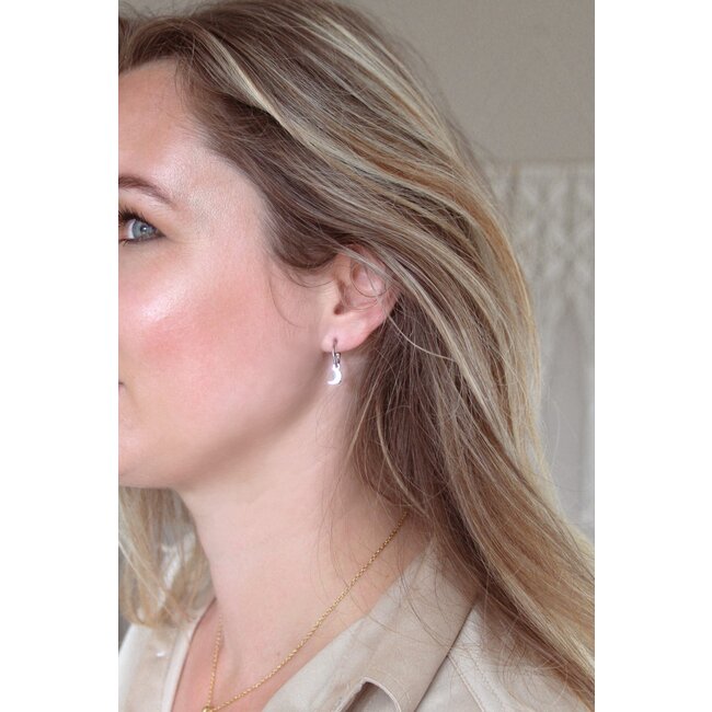 Oorringetjes Maan & Maansteen