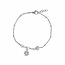 Armband Howliet Bloem Bedel Zilverkleurig