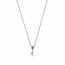 Ketting Witte Onyx Edelsteen Zilverkleurig