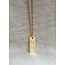 Ketting Mama met Gravure Goudkleurig Stainless Steel