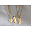 Ketting Mama met Gravure Goudkleurig Stainless Steel