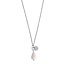 Ketting Jade Edelsteen Love Bedel Zilverkleurig