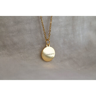 Ketting Goudkleurig Sterrenmama Gravure