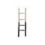 Decoratie Ladder - 45x4x150cm - Naturel/Zwart - Teak