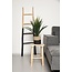 Decoratie Ladder - 45x4x150cm - Naturel/Zwart - Teak