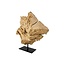 Vensterbank Decoratie Sculptuur - 45x15cm - Bruin/Zwart - Erosihout