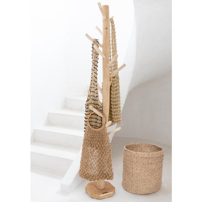 Staande Kapstok Teakhout Naturel - Coat