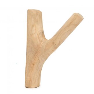 Kapstokhaak Teakhout Naturel - The Hook