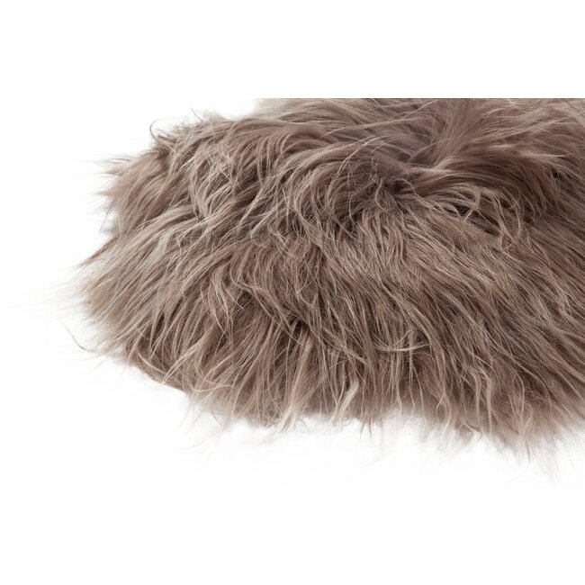 PuurLoom Kleed - 100x65cm - Taupe - Schapenvacht IJslands