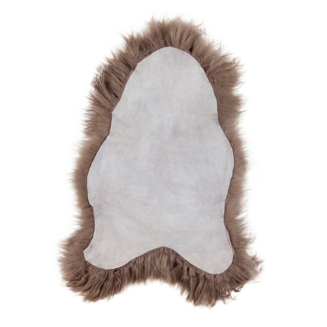 PuurLoom Kleed - 100x65cm - Taupe - Schapenvacht IJslands