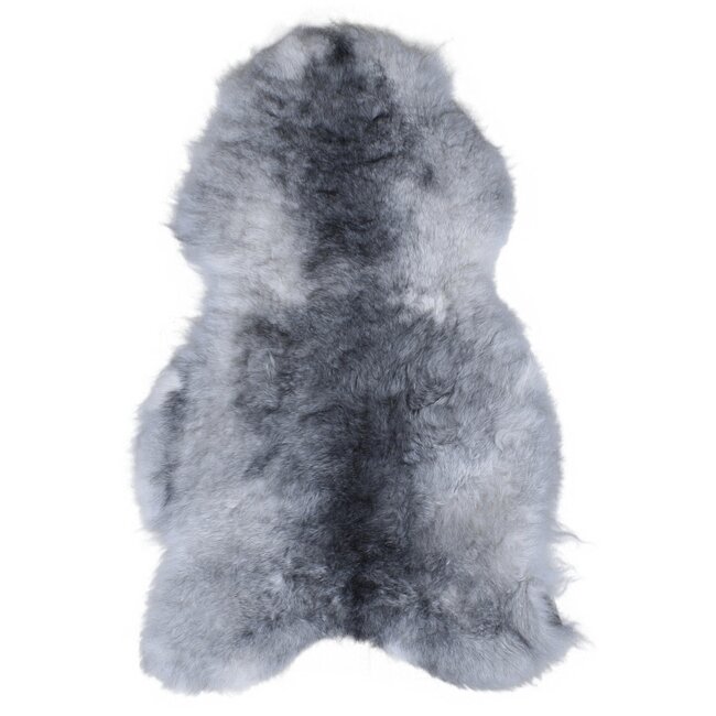 PuurLoom Kleed - 100x65cm - Natural Grijs Kort - Schapenvacht IJslands