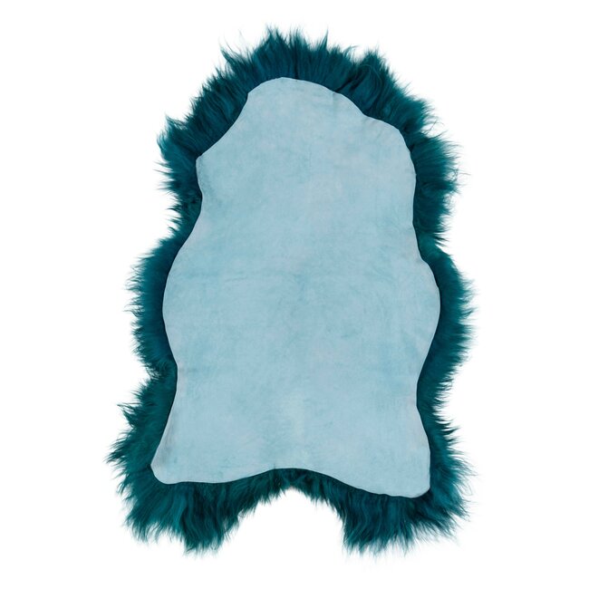 PuurLoom Kleed - 100x65cm - Groen - Schapenvacht