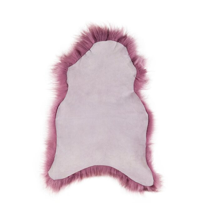 PuurLoom Kleed - 100x65cm - Donkerroze - Schapenvacht