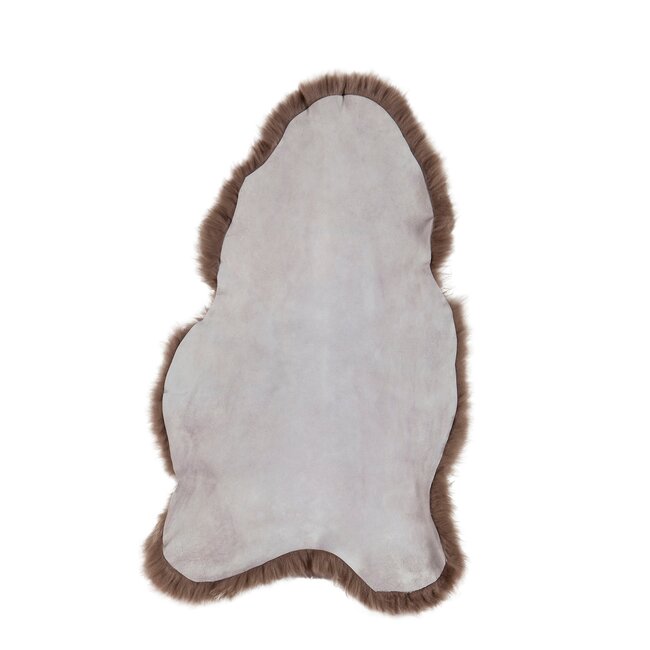PuurLoom Kleed - 100x65cm - Taupe Kort - Schapenvacht IJslands