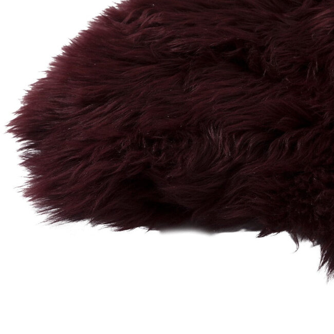 PuurLoom Kleed - 100x65cm -Merlot - Schapenvacht