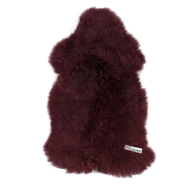PuurLoom Kleed - 100x65cm -Merlot - Schapenvacht