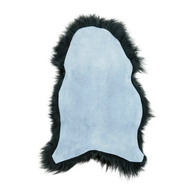 PuurLoom Kleed - 100x65cm - Donkergroen - Schapenvacht