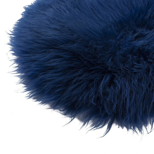 PuurLoom Kleed - 100x65cm - Navyblauw - Schapenvacht