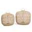 Hanglampkap Rotan Naturel L - De Batu Bolong