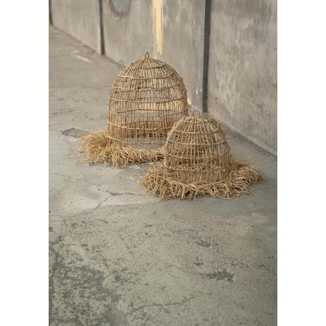 Hanglampkap Mendong Gras Naturel - De Casita S