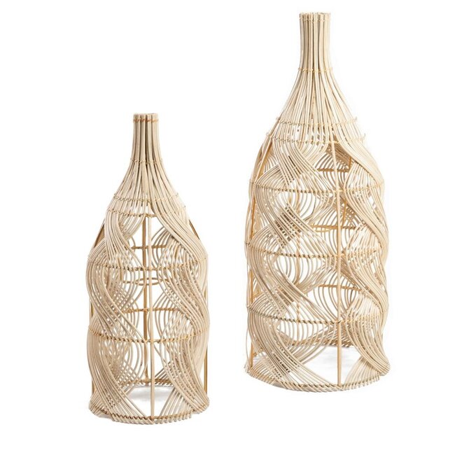 Hanglampkap Rotan Naturel M - De Garaffa