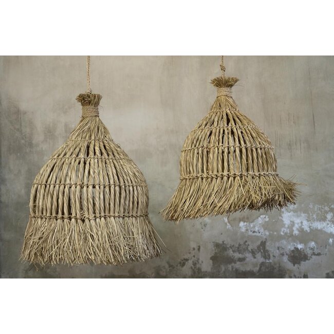 Hanglampkap Mendong Gras Naturel L - De Guagua