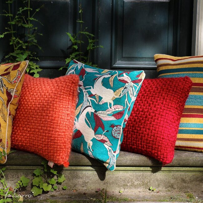 Sierkussen Amira Red - 45 x 45 cm