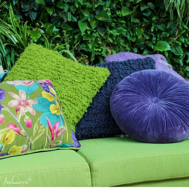 Sierkussen Espen Paars - 50 x 50 cm