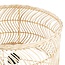 De Kythira Tafellamp - 30x40x48cm - Naturel/Grijs - Rotan/Terracotta