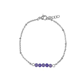 Armband met Amethist - Tijdloze Elegantie