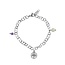Armband Aventurijn Amethist met Levensboom Bedel