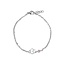 Armband Rozenkwarts Edelsteen met Ringen Bedel