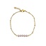 Armband Rozenkwarts Edelsteen Goudkleurig