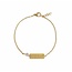 Armbandje Self Love & Rozenkwarts - RVS Goud