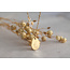 Ketting met Zwangere Vrouw Bedel en Rozenkwarts Goud
