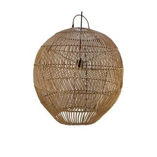 Jasmine Hanglamp - ø55x55cm - Bruin - Rotan