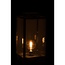 Lantaarn Lamp - Eliza - 31x30x61 cm - Grijs - Metaal/Glas
