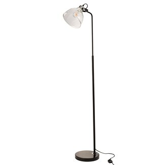 Vloerlamp Tia - 41x29x156 cm - Transparant - Staal/Glas