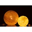 Tafellamp Luna - 29x29x29 cm - Geel - Glas 