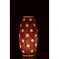 Aliya Tafellamp - 24x24x42 cm - Rood - Glas 